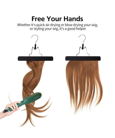Hair Extension Storage Bag 10 Pack - Portable Holder with Hanger for Human Hair - Dustproof & Transparent Zip Up Closure - Store & Style Extensions Easily - Buy Online on GoSupps.com