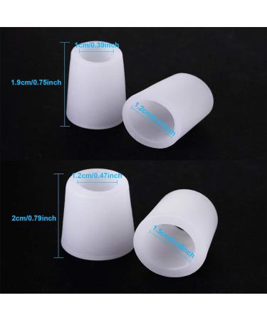 Soft Gel Toe Cushion Tubes - 24pc Set for Corns, Blisters, Calluses - Toe & Finger Protectors - Buy Online on GoSupps.com