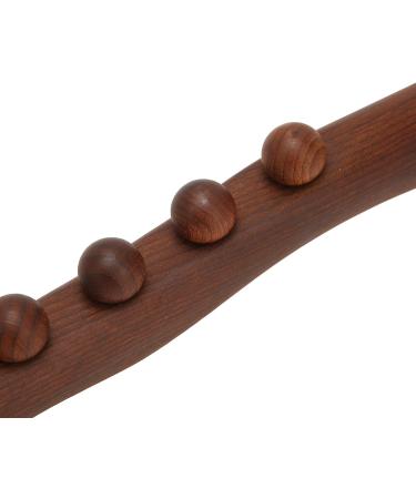 Health Acupuncture Massage Tab - Relaxing Muscle-Friendly Massage Stick for Foot Hand Back Belly Shoulder | Wooden Scraper & Roller for Optimal Relaxation - Buy Online on GoSupps.com