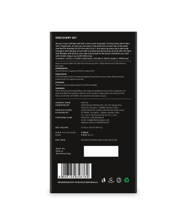 Discovery Set Men 7 Days 7 Fragrances Eau De Parfum Sample Collection 0.27 fl. oz Each (Men Set) - Buy Online on GoSupps.com