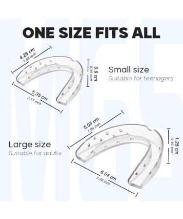  KOHEEL KOHEEL MGS Pack of 4 Professional Dental Splints for Teeth Grinding - Thin Anti-Bite Splint (4 Large) - Buy Online on GoSupps.com