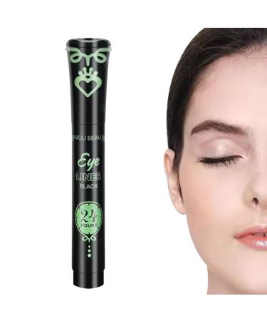 Eye Liner - Quick-Drying Waterproof Long-Lasting Eye Liners for Women Eye Liners for Women Smudge Resistant Eyeliner Liquid for Makeup Show Date Green