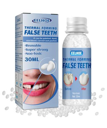 TAIHE Tooth repair kit DIY tooth replacement temporary tooth repair kit temporary tooth repair kit temporary teeth tooth filling material thermal adhesive beads for missing and broken teeth