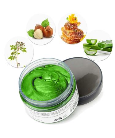 Buy KooJoee Temporary Hair Coloring Wax - Easy Wash Green Hair Dye for Parties Cosplay & Halloween - 4.23 oz Natural Matte Styling Cream - Buy Online on GoSupps.com