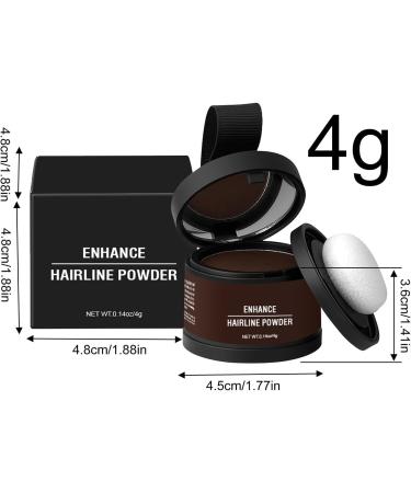 Poudre de retouche de racines pour cheveux fins poudre d'ombres instantan e correcteur imperm able contre la perte de cheveux avec poudre de cheveux pour femmes et hommes Marron fonc  - Buy Online on GoSupps.com