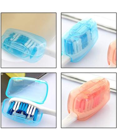 Shop Suneast 10-Pack Travel Toothbrush Head Covers - Portable Protection for Manual & Electric Brushes - Ideal for Camping & Travel - Buy Online on GoSupps.com