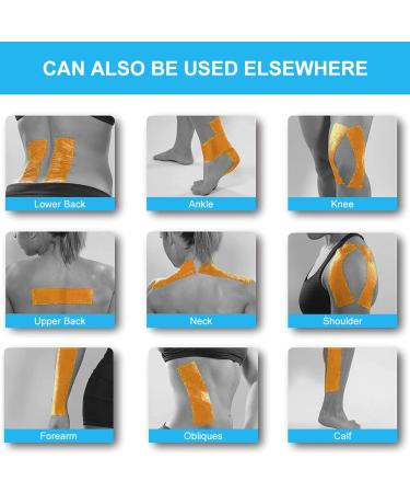 Face Lifting Tape & Anti-Wrinkle Patches | Myofascial Skin Tightening | Firming Creams | 2.5cm x 5m - Orange - Buy Online on GoSupps.com