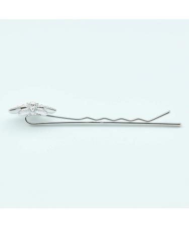 Diamond Star Hair Pin with Sparkling Swarovski Crystals - Elegant Star Shaped Hair Slide | Perfect Gift Boxed Jewelry - Buy Online on GoSupps.com