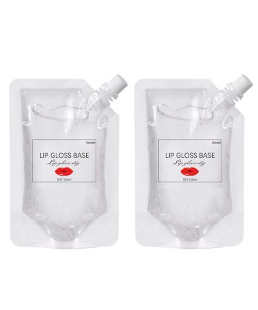 KYDA 200ML Moisturize Lip Gloss Base,Lip Gloss Base Oil Material Lip Makeup Primers, Non-Stick Lipstick Primer Lip Gloss Base for DIY Handmade Lip Balms Lip Gloss-200g