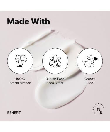 Nature Republic Shea Butter Steam Cream Ultra - Lightweight Face Cream for Dry Skin Skin Barrier Repair (3.38 fl. oz) - Buy Online on GoSupps.com