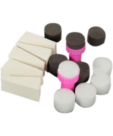 1 Set Nail Art Kits Sponge Stamper Shade Transfer Template Polish Manicure Sponge Nail Art Tool Gel Nail Polish Stamper Sponge for Color Fade Gradient Blooming Random - Buy Online on GoSupps.com