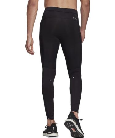 adidas Men's Own The Run Tights Large Black/Reflective Silver - Performance Running Apparel - Buy Online on GoSupps.com