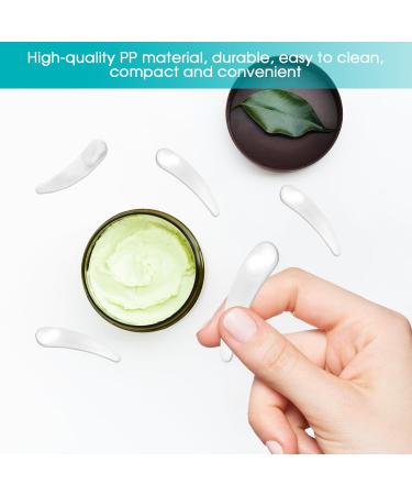 10-Piece Mini Cosmetic Spatula Set - Bent Cream Scoops for Makeup Masks & Gel - Perfect for Stirring & Application - Buy Online on GoSupps.com