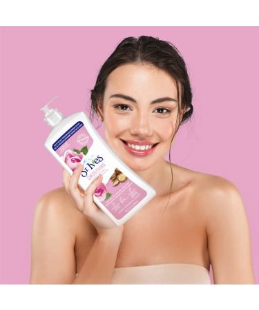 St. Ives Rose & Argan Oil Hand & Body Lotion 21 oz 4 Pack - 100% Natural Moisturizers - for Dry Skin - Smoothing Formula - Buy Online on GoSupps.com