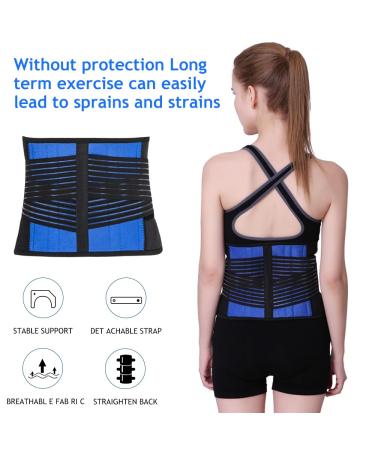 Buy Pressurized Breathable Back Brace | Adjustable Support Belt for Herniated Discs & Spinal Stenosis - International Shipping Available - Buy Online on GoSupps.com