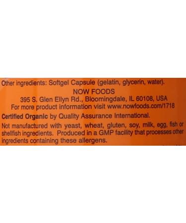 Now Foods Virgin Coconut Oil 1000 mg - 120 Softgels | Pure & Organic Supplement - Buy Online on GoSupps.com