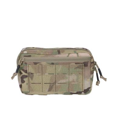 EXCELLENT ELITE SPANKER Tactical Molle Admin Pouch for Tactical Vest Chest Waist Pack Utility Tool Pouch Tactical EDC Bag C Triple-MC
