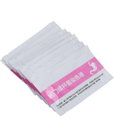 H Pylori Test Paper 10pcs Portable Home Helicobacter Pylori Test for Saliva Urine Water Soil Testing Monitoring Helicobacter Pylori Test for Gastritis Health Care - Buy Online on GoSupps.com