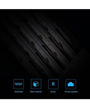 Men's Stainless Steel Shaver - Fixed Head Disassembly Design for Home & Travel | Premium Silver & White - Buy Online on GoSupps.com