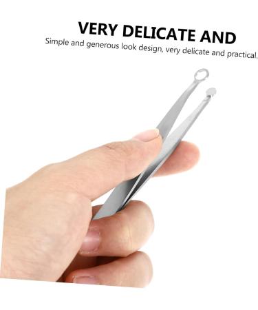 Beaupretty 1PC Nose Hair Trimmer Nose Trimming Nose Hair Clip Eyebrow Plucker Facial Hair Removal pinzas para u as Nasal Hair Tweezer Miss Stainless Steel Metal Cosmetic - Buy Online on GoSupps.com