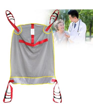 Medical Lift Equipment Patient Lift Sling with Four Point Support Full Body Transfer Belt Strap Patient Hoist Sling with Adjustable Height for Bariatric Nursing No-Opening-M M opening