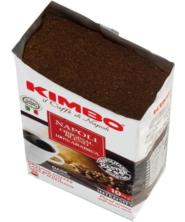 Bialetti Moka Express Aluminium Stovetop Coffee Maker Silver 1 Cup & Kimbo Espresso Napoli Ground Coffee Vacuum Sealed Bag Authentic Italian Coffee 1 x 250g + Espresso Napoli Ground Coffee - Buy Online on GoSupps.com