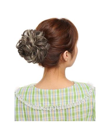 Tess Hair Part Dutt Brown Mix Hair Tie Thick Wavy Updos for International Shipping - Buy Online on GoSupps.com
