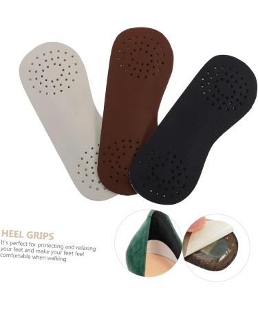 FRCOLOR Non-Slip Heel Stickers - 3 Pairs Heel Pads & Inserts for High Heels | Shoe Grip & Foot Protectors - Buy Online on GoSupps.com