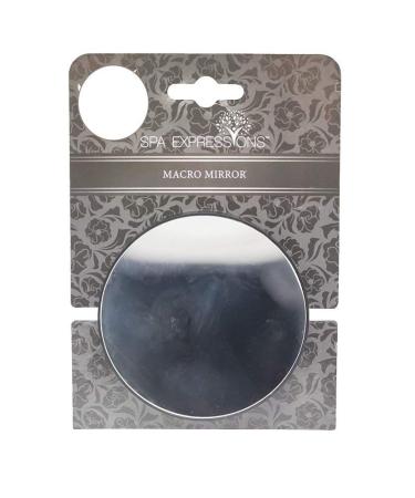 Spa Expressions 12X Chrome Magnifying Macro Mirror | 3 1/2 Wide with Suction Cups - Buy Online on GoSupps.com