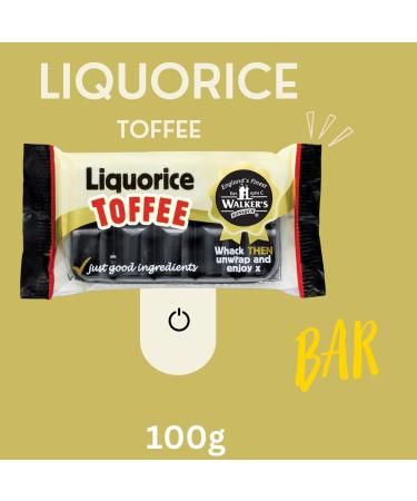 Walker's nonsuch Toffees Bar Tin Pick N Mix - Choose From 2+ Flavours |Original Creamy Brazil Nut Liquorice - Pack of 2 X 100g - Buy Online on GoSupps.com