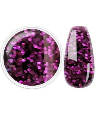 N+M SUPREME glitter gel 5g "AMETHYST" No need to stir can be mixed with each other. UV CCFL and LED