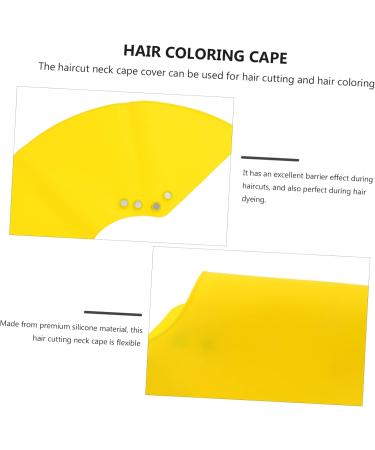 Gogogmee Hair Dye Cloth Hair Salon Neck Guard Hair Cutting Collar for Hairstylists Hair Cutting Collar Cape Hair Dye Neck Cape Hair Salon Stylist Haircut Collar Silicone Haircut Neck Cape - Buy Online on GoSupps.com