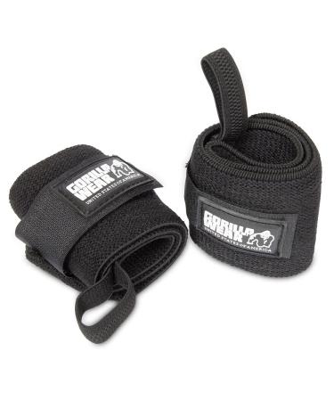 Gorilla Wear Wrist Wraps Basic - Black | Essential Bodybuilding & Fitness Accessory for Optimal Support - Buy Online on GoSupps.com