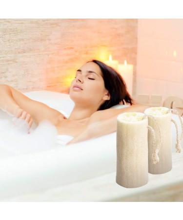 Natural Bathing Loofah 3 Pack - 6 inch 100% Organic Shower Sponge for Exfoliating and Dead Skin Removal - Eco-Friendly Body Scrubbers - Buy Online on GoSupps.com