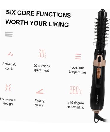 Outanaya 1 Set Curling Iron Curling Wand Hairdressing Tool Portable Hair Curler Heated Hair Rollers Black Abs - Buy Online on GoSupps.com