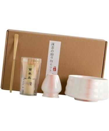 FytStycale Matcha Tea Set Matcha Ceremony Kit Handmade Matcha Whisk and Stand Japanese Matcha Set Vertical Lines - Buy Online on GoSupps.com