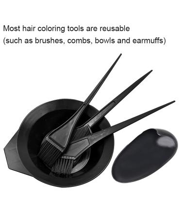 BAQI 26-Part Hair Dye Set - Complete DIY Salon Kit with Brush Bowl Gloves & Ear Protection for Hair Dyeing & Bleaching - Buy Online on GoSupps.com