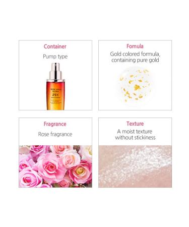 Buy Dabo Rose Gold Flora 24K Gold Essence 130ml - Luxury Skincare for Radiant Glow | International Shipping Available - Buy Online on GoSupps.com