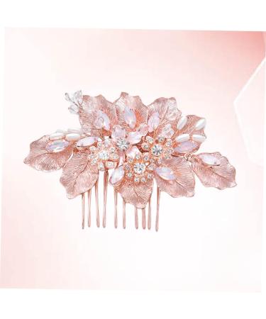 DOITOOL Side Hair Comb Bridal Wedding Hair Comb Bridal Hair Pin Wedding Head Jewelry Wedding Headdress Hair Comb Clip Wedding Headwear Tiara Bride Accessories Wedding Dress - Buy Online on GoSupps.com
