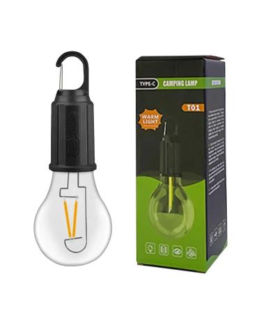 Survival tools and gadgets 2023 Outdoor Camping Hangs Type C--Retro-light bulb Camping equipment for young people (A one size) a unit size