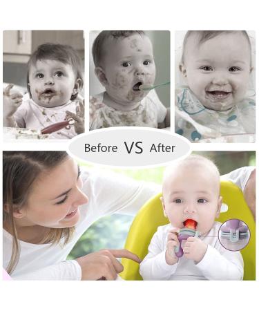 Buy Kidsme Fruit Sucker Baby Feeder - BPA Free Silicone Pacifier for 4-24 Months Double Capacity Green L - Safe for Fruits Vegetables & Porridge - Buy Online on GoSupps.com