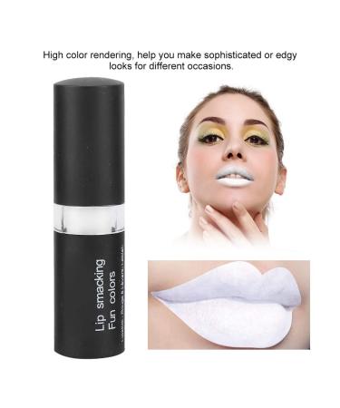 Long-Lasting Color Halloween Lipstick - High Color Rendering Matte Finish (No. 4 White) - Shop Now! - Buy Online on GoSupps.com