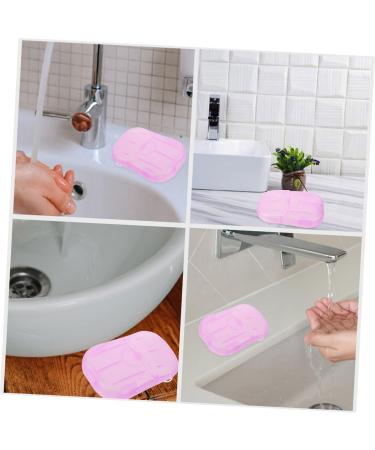 BESPORTBLE 20pieces Portable Travel Soap Sheets Convenient Hand Washing Soap Slices for Camping Outdoor and Business Trips Per Box Purple for The Go - Buy Online on GoSupps.com