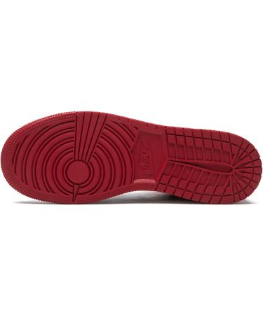 Nike Boys Air Jordan 1 Mid GS Basketball Shoes - Black Gym Red White | Size 38 EU - International Shipping Available - Buy Online on GoSupps.com