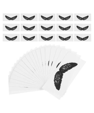 100Pcs Autocollants pour Barbe Protection Moustache 11X5Cm en PP pour pilation Nez Soins Visage DIY D coration