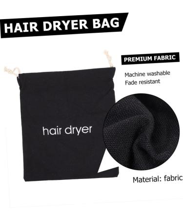 Healeved 20 Pcs Hair Dryer Storage Bag Travel Bag Organizer Hair Waver Tool Travel Hairdryer Fabric Black - Buy Online on GoSupps.com