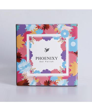 Phoenixy Gel Nail Polish Set 66 Effect U V Gel Nail Polish 33 Colours 5ml Gel Polish With Base Glossy Matte Top Coat Gel Nail Kit Gift Set for Women (PCD9O25) - Buy Online on GoSupps.com