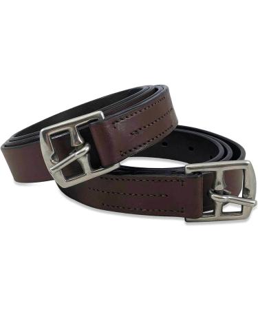 Equitack Leather Stirrup leathers - Black 42'' 42'' Black - Buy Online on GoSupps.com