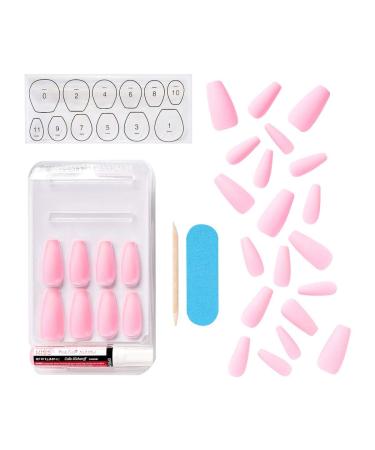 KISS Gel Fantasy Press-On Sculpted Gel Nails - Beautiful Moment Pink High Arch Kit - Buy Online on GoSupps.com