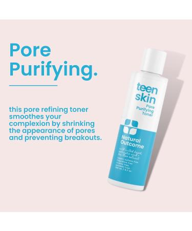 Natural Outcome Skin Care Acne Clarifying Face Toner for Teens - Salicylic Acid Astringent - Clear Acne & Purify Pores - 6.7 oz - Buy Online on GoSupps.com